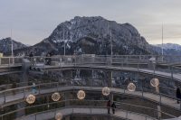 Aussichtsrondell mit Traunstein